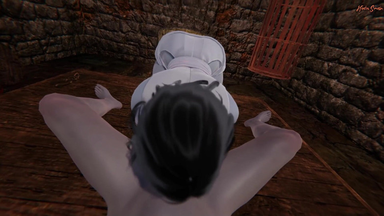 Hentai Smash: Lady Dimitrescu gives you a POV blowjob and swallows your...