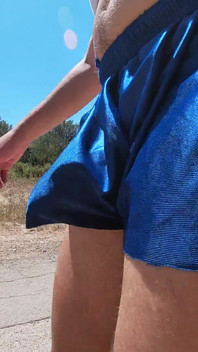 My Cock Allways Manage to Scape From My Tight Shorts Like a Prisoner