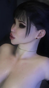 Futanari. Rough Sex Between Two Trans Girls with Large Penises in Black Stockings.