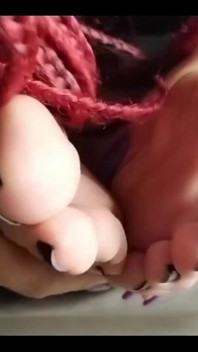 Goddess Kiffa Is on Her Sofa to Tease You with Her Smelly Feet
