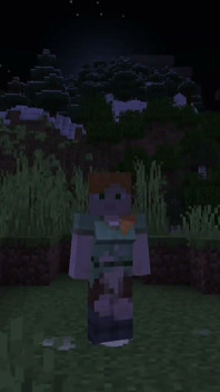 Minecraftモッド『Needs of Nature』 - スティーブとアレックスが自慰しながらいくつかの機能を披露しています!まるで精液みたいに!