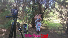 Riderqueen BBW Step Mom Latina Ebony: Riderqueen अकेले, आउटडोर, प्रशंसकों के लिए वीडियो