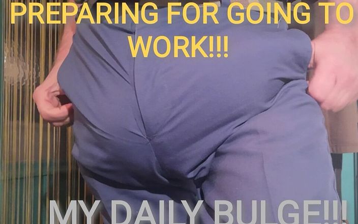 Monster meat studio: Preparing for going to work/daily bulge!