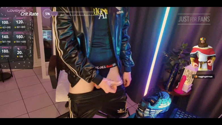 Roman Heart: Cum on Me in Adidas