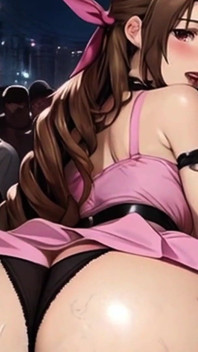 Spicy Toons: Aerith in a Mosh Pit