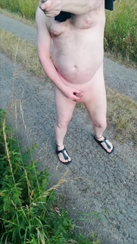 Horny Jerking off in Nature as an Exhibitionist