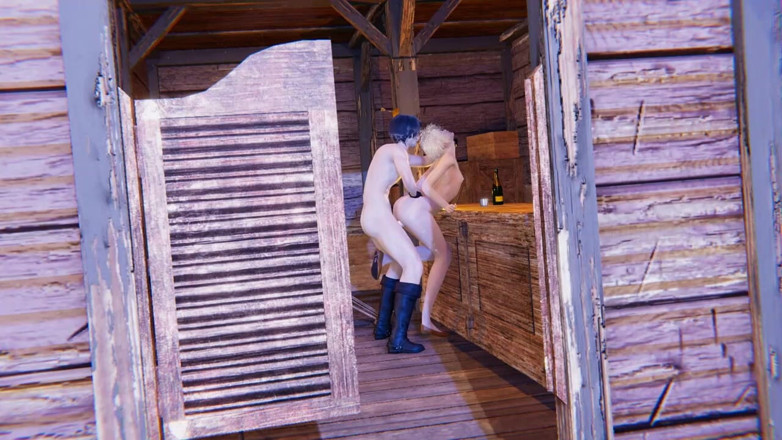 Yaoitube: Final Fantasy Yaoi Cloud Gets Fucked on the Bar