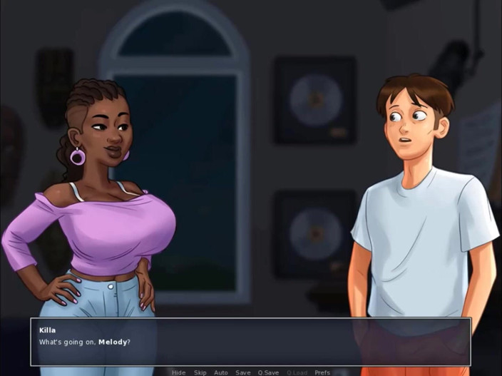 Cartoon Play: Summertime saga 215 - 흑인 대물 자지 따먹기