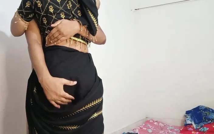 Riya_Moni077: I Saw My Stepsister Wearing a Saree Then I Fucked...