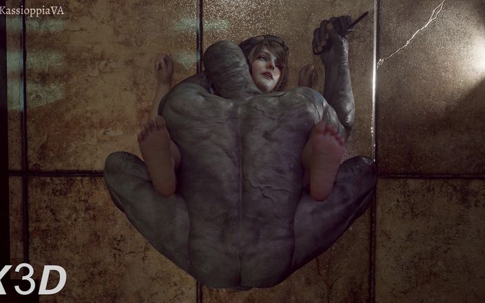 The fox 3D: Resident Evil Girl, partie 5, animation avec son, compilation hentai en 3D