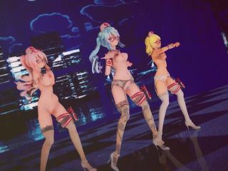 Mmd anime girls: Mmd r-18 anime chicas sexy bailando clip 451