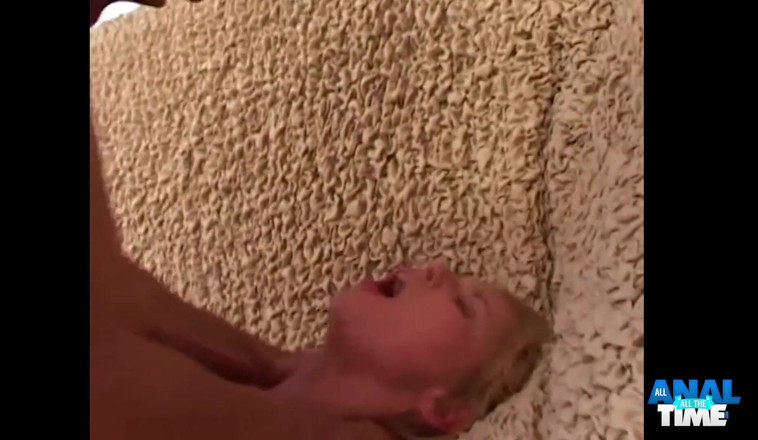 All Anal All the Time: Hot blonde Luba gets her ass drilled hard!