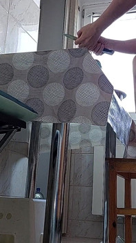 Волохата пизда брюнетки, великі цицьки, чуттєва волохата жінка на кухні. Сексуальна мама, Волохата Пизда, Велика Дупа