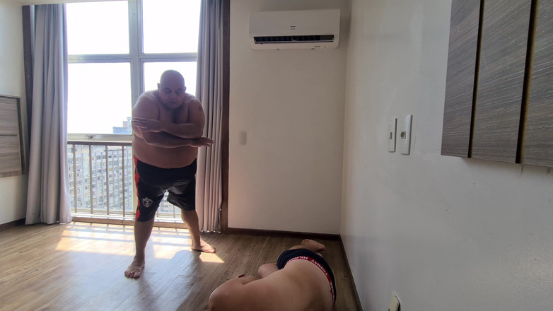 Punchbagplz: Maskierter Jobber Gegen Schlägerei Bubba: Der Letzte Krafttest (jobber Verloren)