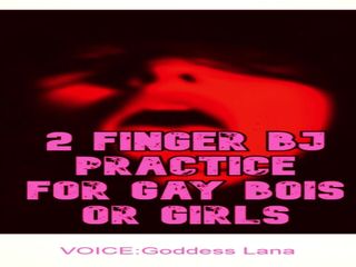 Camp Sissy Boi: बोइस या लड़कियों के लिए 2 उंगली से लंड चुसाई अभ्यास