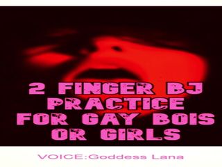 Campsissyboi: 2 Finger blowjob-Übung für jungs oder mädchen