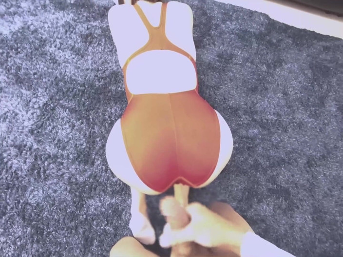Cosplay love M: [POV] 140cm 변태 십대의 스피드 수영복을 입고 따먹어