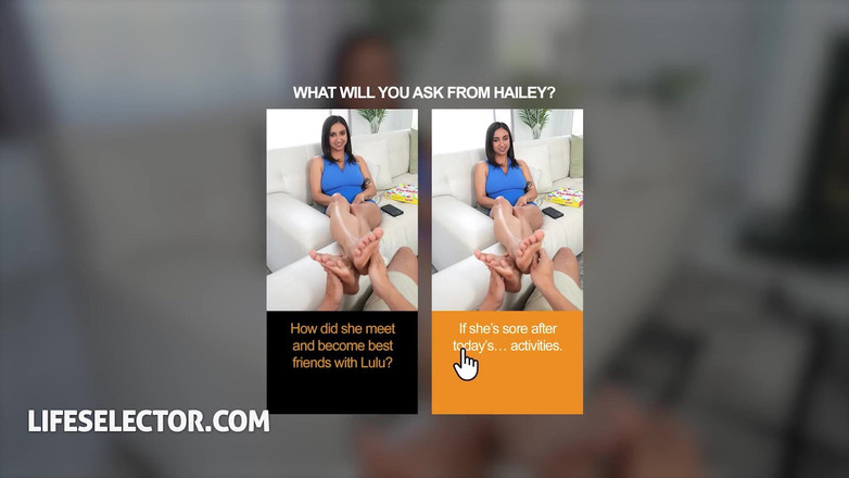 LifeSelector: Sexy Twister s Hailey a její kamarádkou, Lulu