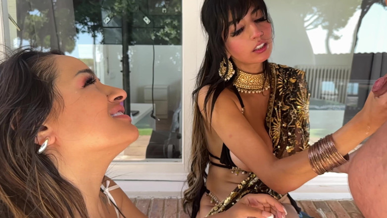 Papi Rodriguez: Threesome in the Pool with a Pakistani and a Latina -...
