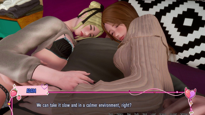 3D Cartoon Porn: Murmur 39 - Amy เดินเข้ามาในขณะเย็ดควยของ Sophie Lick Adam