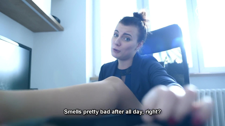 Czech Soles - foot fetish content: You messed up work again?! My feet will punish you!