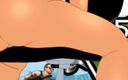 Back Alley Toonz: सेक्सी लैटिना jazanti बैकअली एनीमे कार्टून के लिए अपने स्तन और अपनी बड़ी गांड दिखाती है