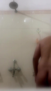 Young Desi Twink Gets Hard in the Shower