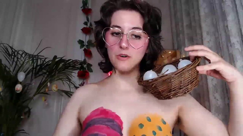 The Antichristrix: Big Natural Tits Colored for Easter