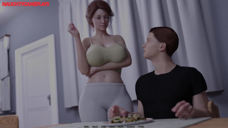 Naughty gameplays: Heartproblems 31- Tante Seksi Ini Membiarkan Cowok Ini Nyepong Toket Besarnya -...