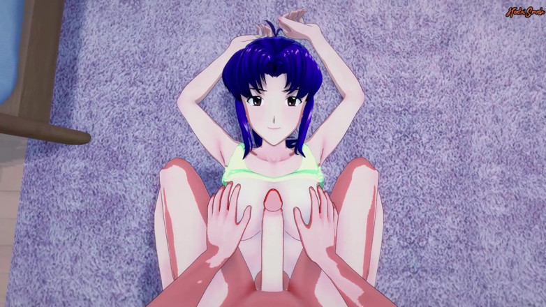 Hentai Smash: Misato Katsuragi dostaje titty fucked z twojego POV, aż spuścisz...