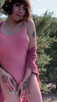 Masturbating Outdoor