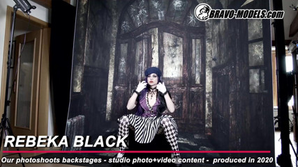 Bravo Models Media: 386-Backstage photoshoot Rebeka Black - Adult