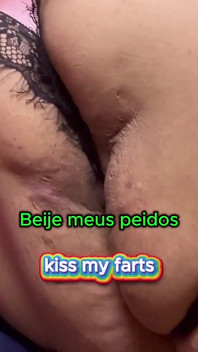 Umiliazione dei piedi da parte della dea bbw brasiliana