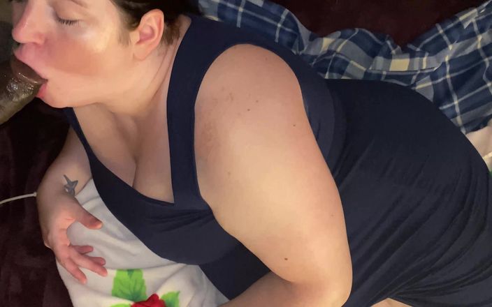 TrotzillaTheGod: Throat Goat Succulent Samantha Eats a Black Bulls Cock