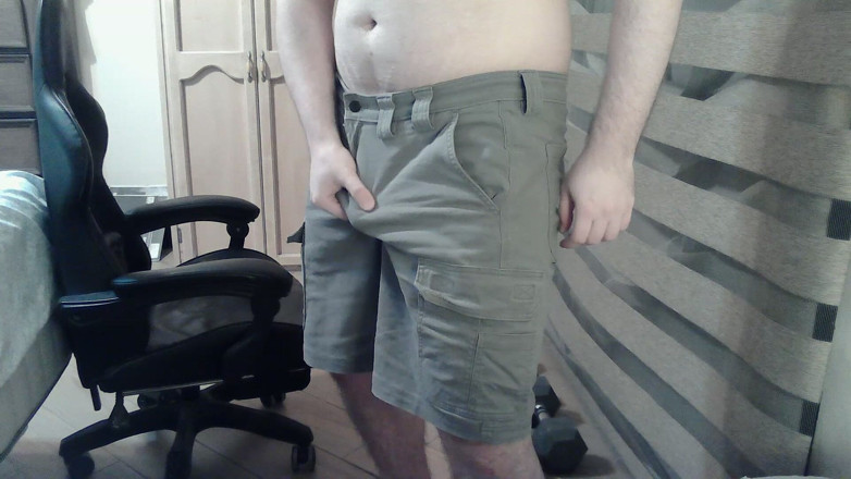 Himbo_Fox: Svalnatý hřebec dřepne bez spodního prádla