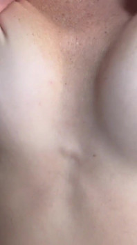 Oil Lotion Fetish Worshipping My Big Sexy Natural Tits Boob Play