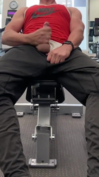 Jockdad87 Hotel Gym Jerk i Cum Część 2