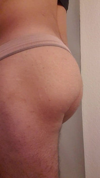 Ass in Girls Underwear