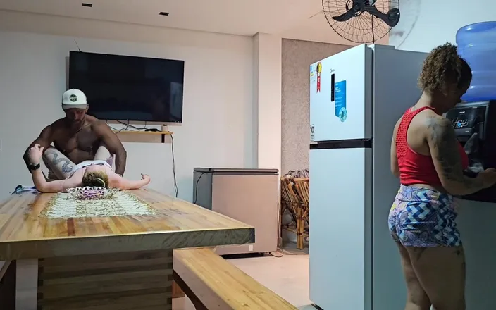Lorrany exotica: Stepdaughter Wants to Have Sex in the Kitchen but Sex...