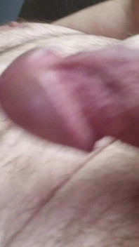 Close up Chubby Bi W Thick Curved Cock Jerking off to Cum Eruption