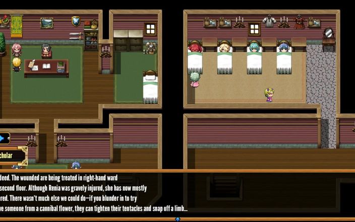 Cumming Gaming: Tail of Desire, jeu hentai femboy, épisode 10, elle a un ventre...