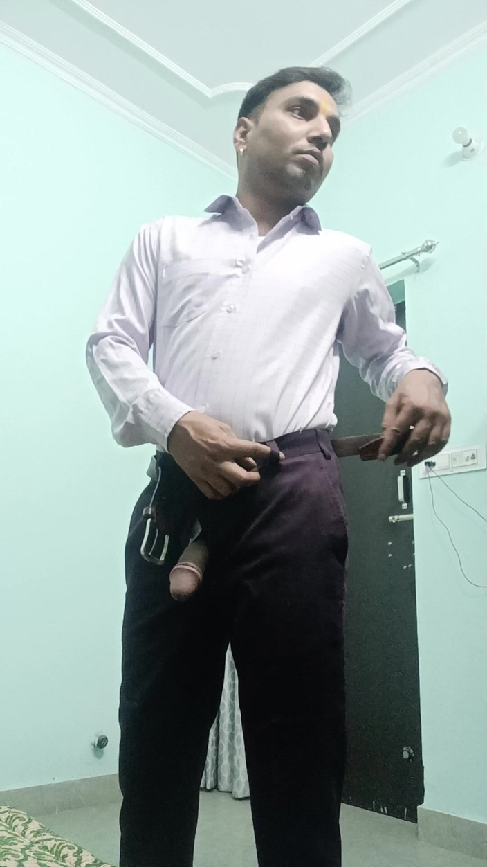 Rajasthani-old-lover: Indian desi man enjoys masturbation 