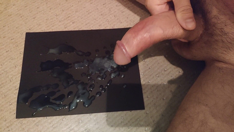 Curved One: Enorme sborrata di un cazzo duro e curvo