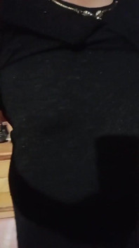 Indian Gay Crossdresser Bottom Gaurisissy Feeling Horny in Black Dress Real Homemade Sex