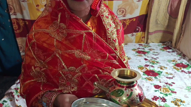 Lalita Singh: Desi Village Bhabhi Karwa Chauth with Devar