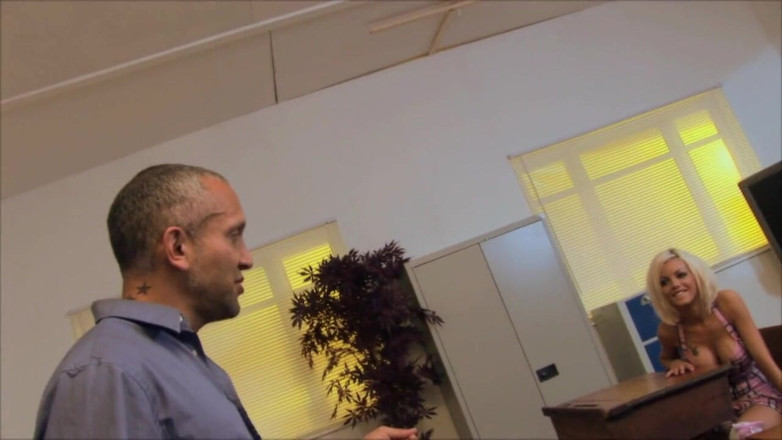 Back to School: Substitute teacher disciplines mischievous college girls