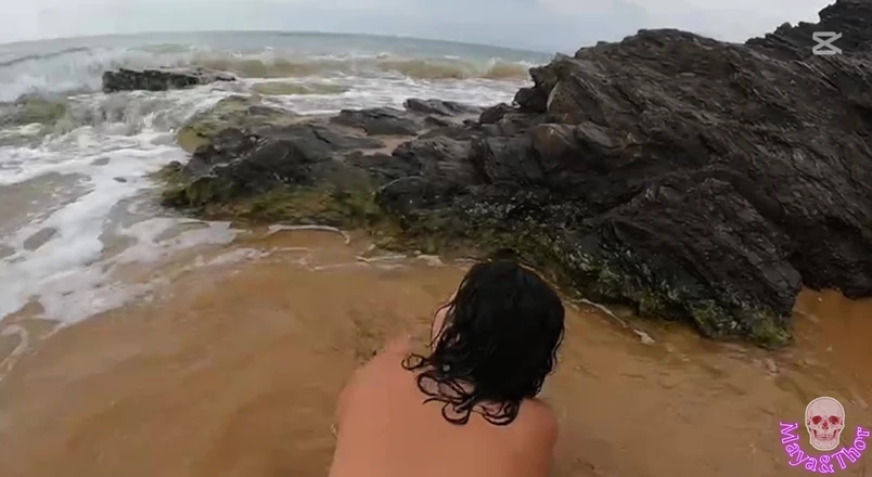 Mayay Thor X: Busty Spanish Girl Fucking on a Beach While You Watch