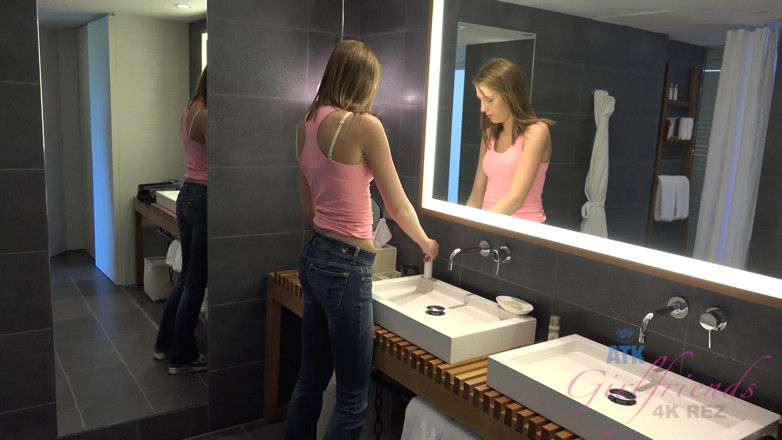 ATK Fans (Girlfriends): She Takes off Her Dirty Panties to Pee, and Has...