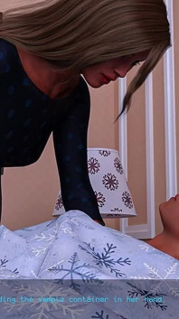 Stepmom visar hennes bröst - mäter min sperma #2 spel