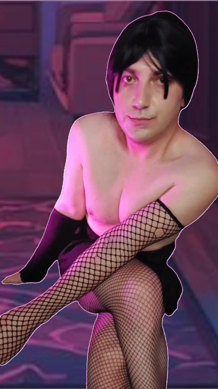 Kitty_Cross: 5 zelfpapper gothic gamer mietje model cosplayer pornoster